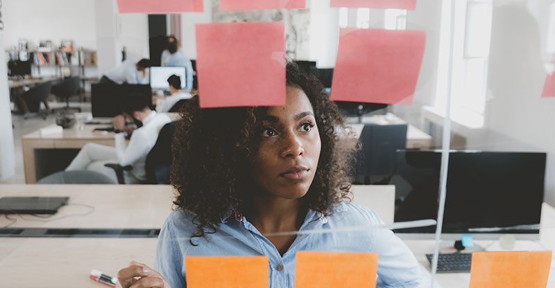 entry level tech job worker using agile/scrum